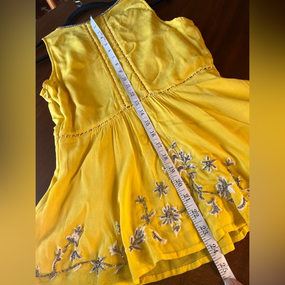 MAEVE Anthropologie Calendula Embroidered Peplum Blouse - Picture 10 of 15